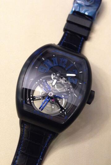 FRANCK MULLER V 45 T GR CS BR NR B Gravity Blue Replica Watch